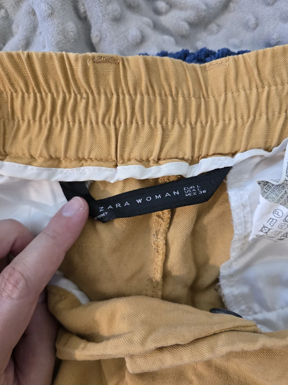 Golden Yellow Wide-Leg Pants